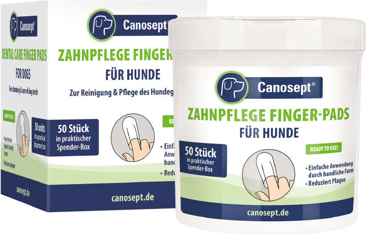 Canosept Zahnpflege Finger-Pads für Hunde